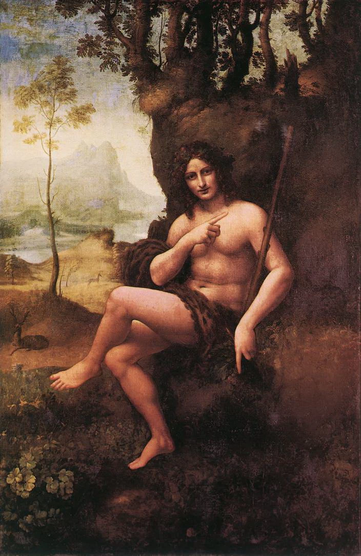 45-Bacco-Musée du Louvre, Parigi - attribuito a Leonardo e bottega